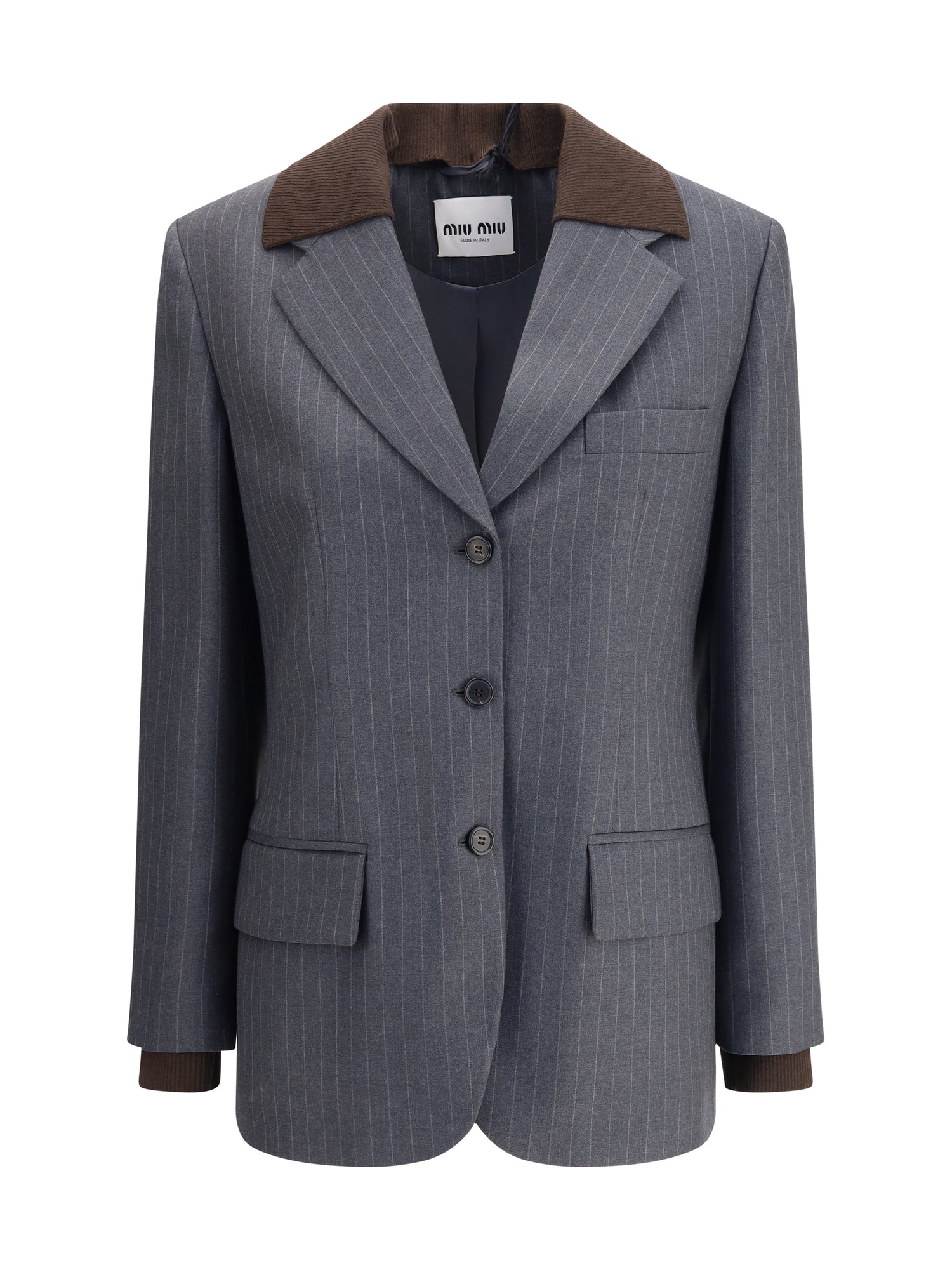 MIU MIU 38 striped blazer