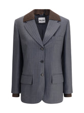 MIU MIU 38 striped blazer