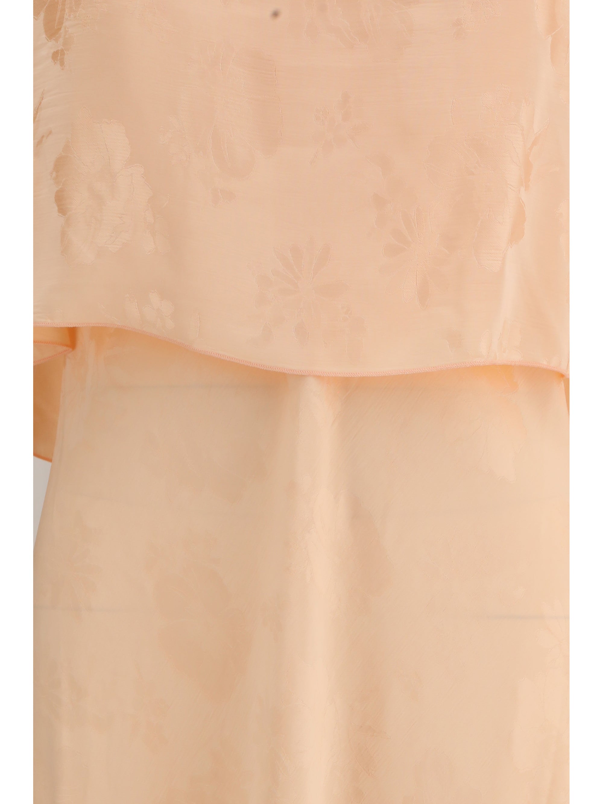 bouquet jacquard long dress