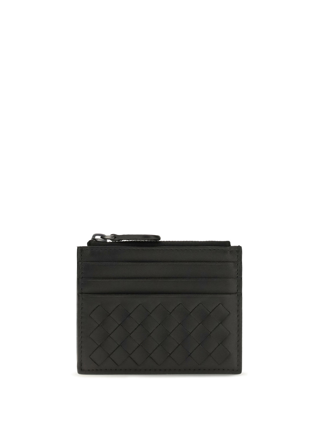 BOTTEGA VENETA OS intrecciato zip card holder