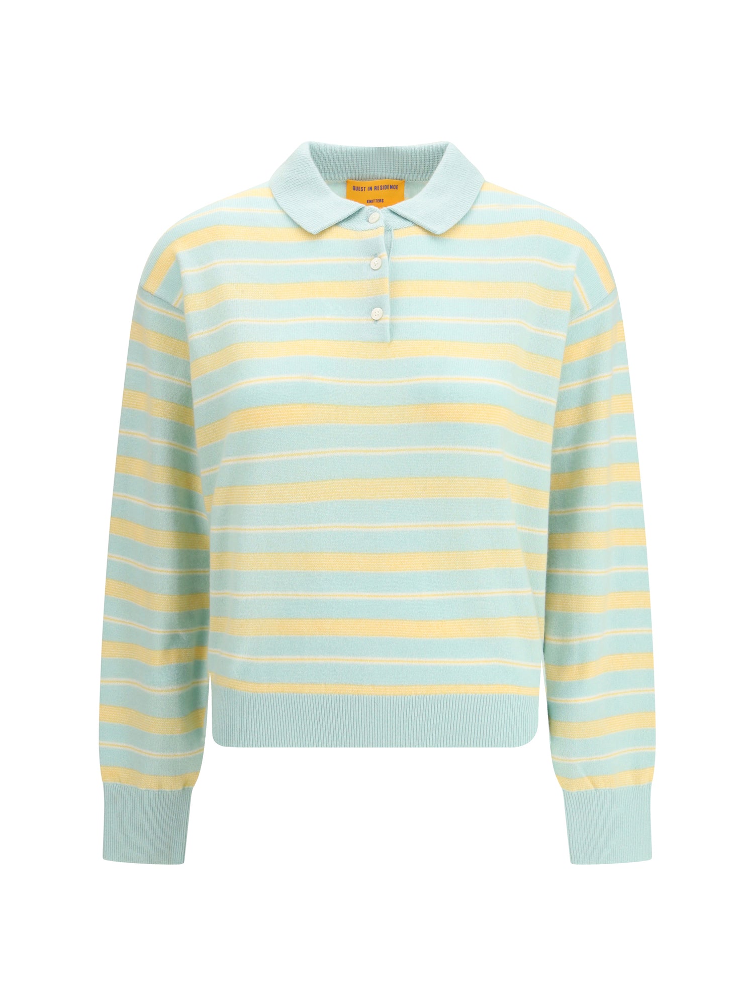 GUEST IN RESIDENCE S collegiate stripe polo