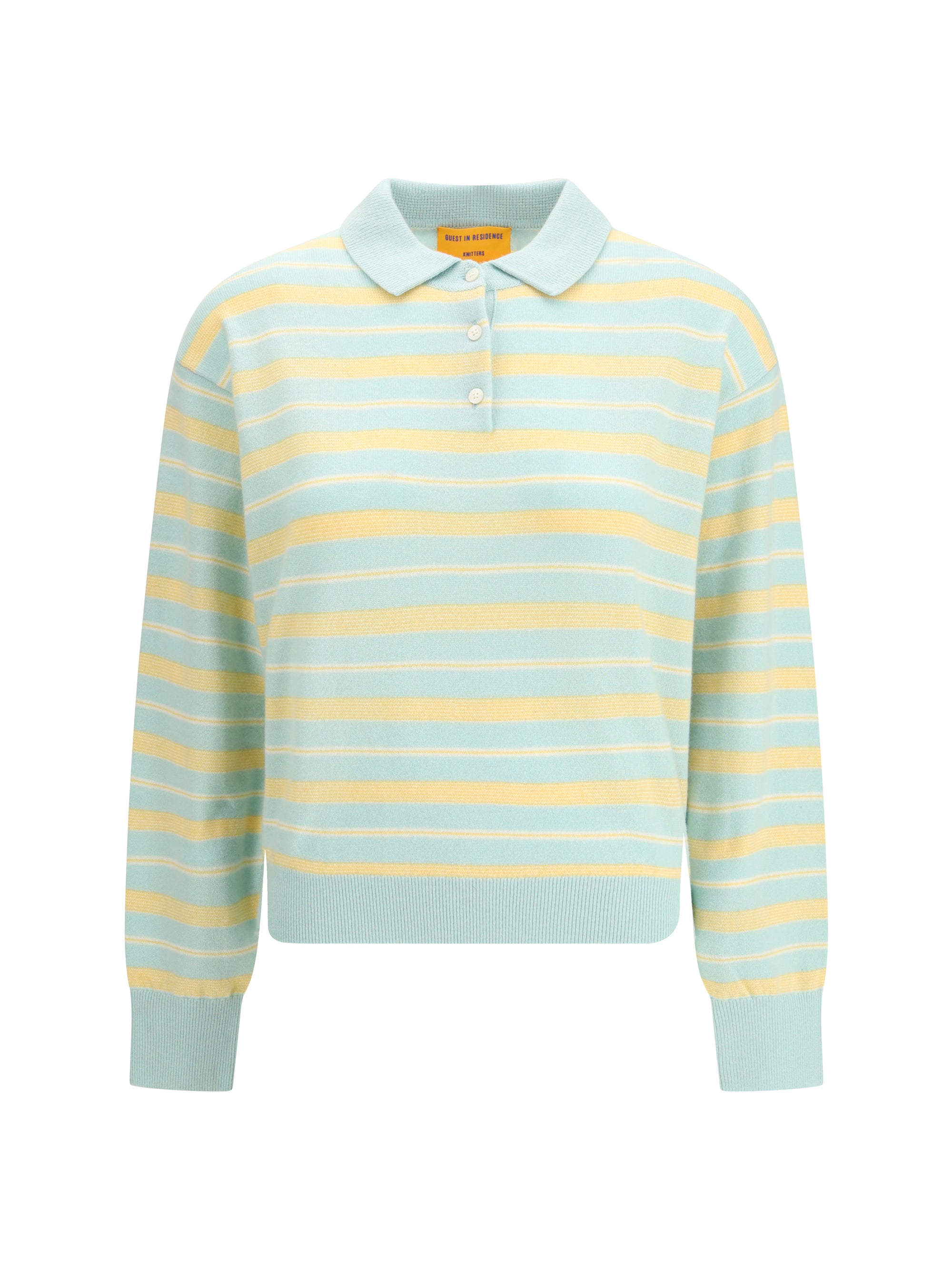 GUEST IN RESIDENCE S collegiate stripe polo