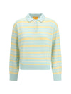 collegiate stripe polo