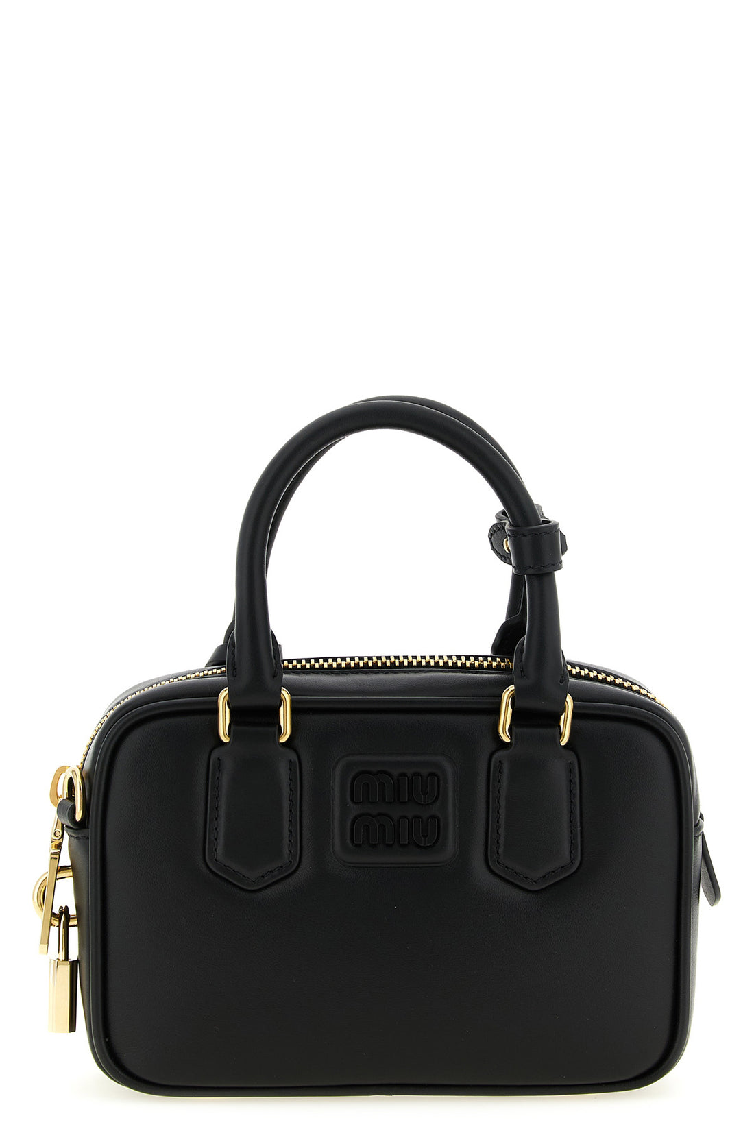 MIU MIU OS arcadie lightly padded nappa leather mini handbag