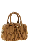 small arcadie matelassé nappa leather handbag