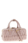arcadie crossbody bag in matelassé velvet