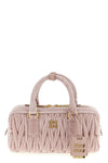 arcadie crossbody bag in matelassé velvet