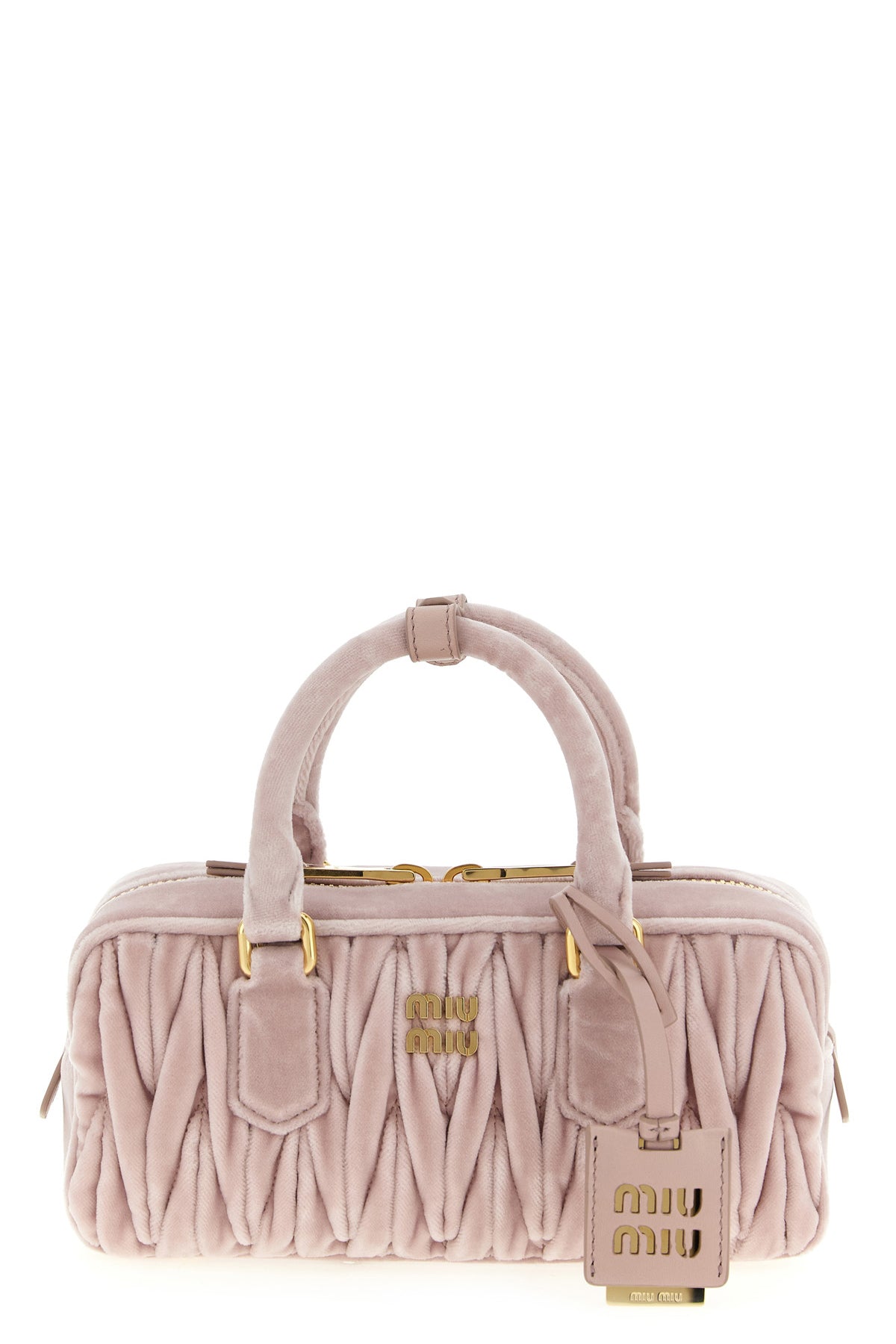 arcadie crossbody bag in matelassé velvet