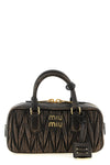 arcadie matelassé aged nappa leather handbag
