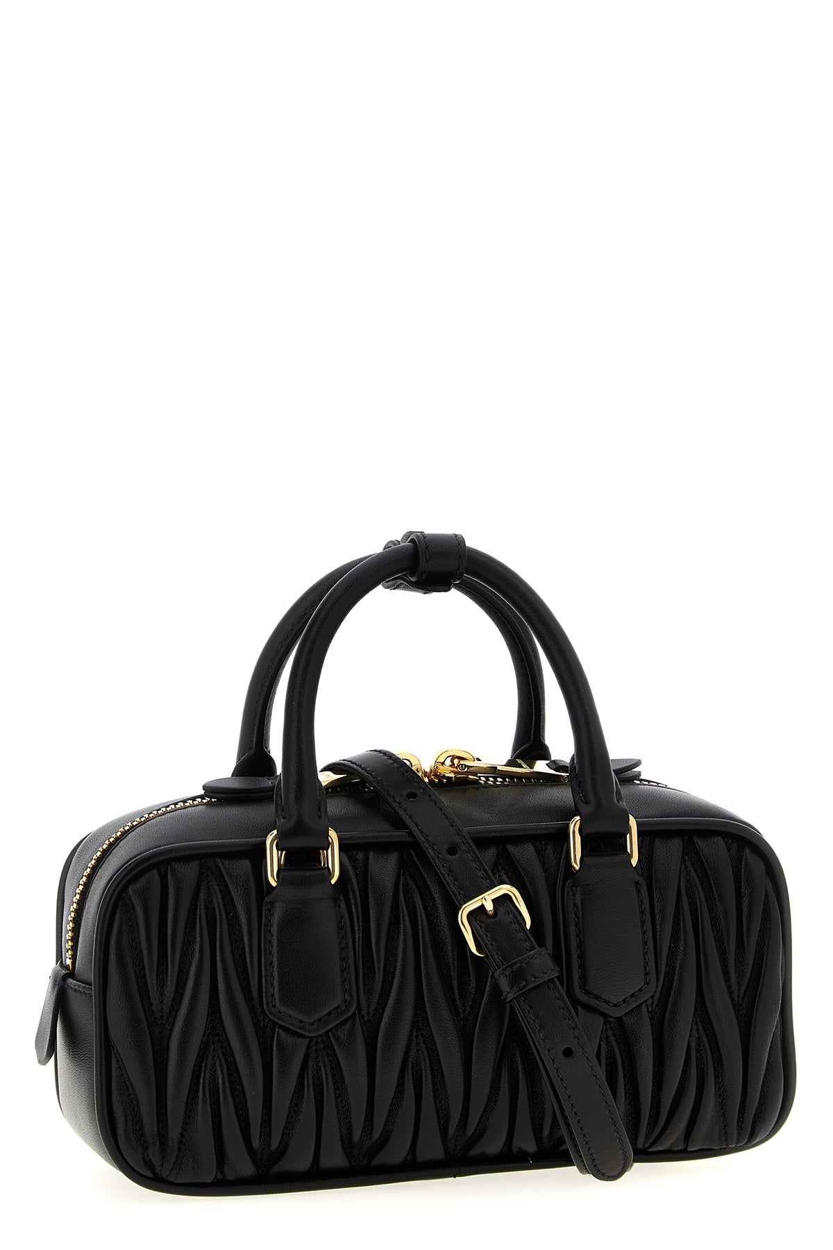 arcadie matelassé nappa leather handbag