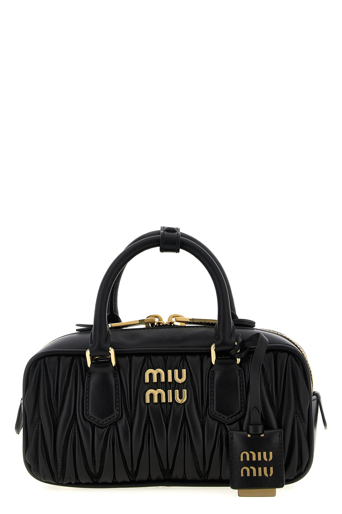 MIU MIU OS arcadie matelassé nappa leather handbag