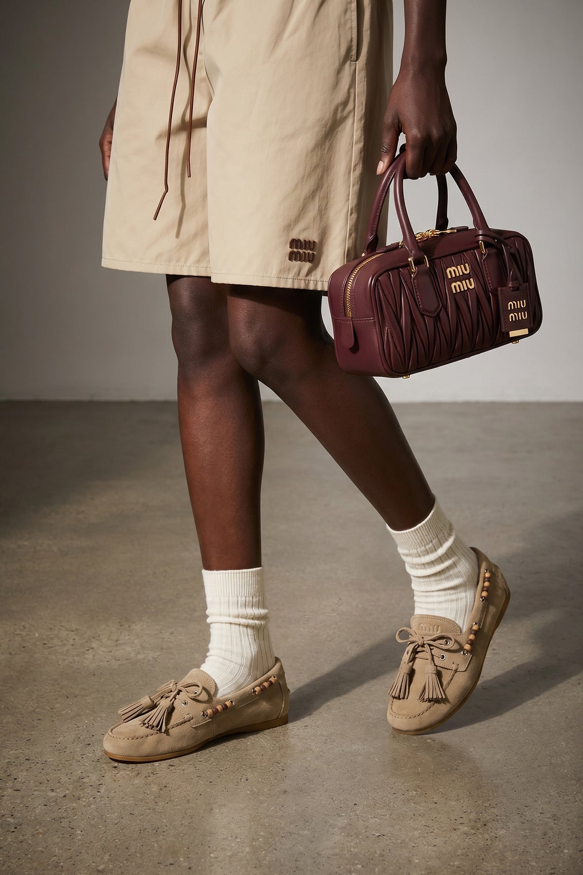 arcadie matelassé nappa leather handbag