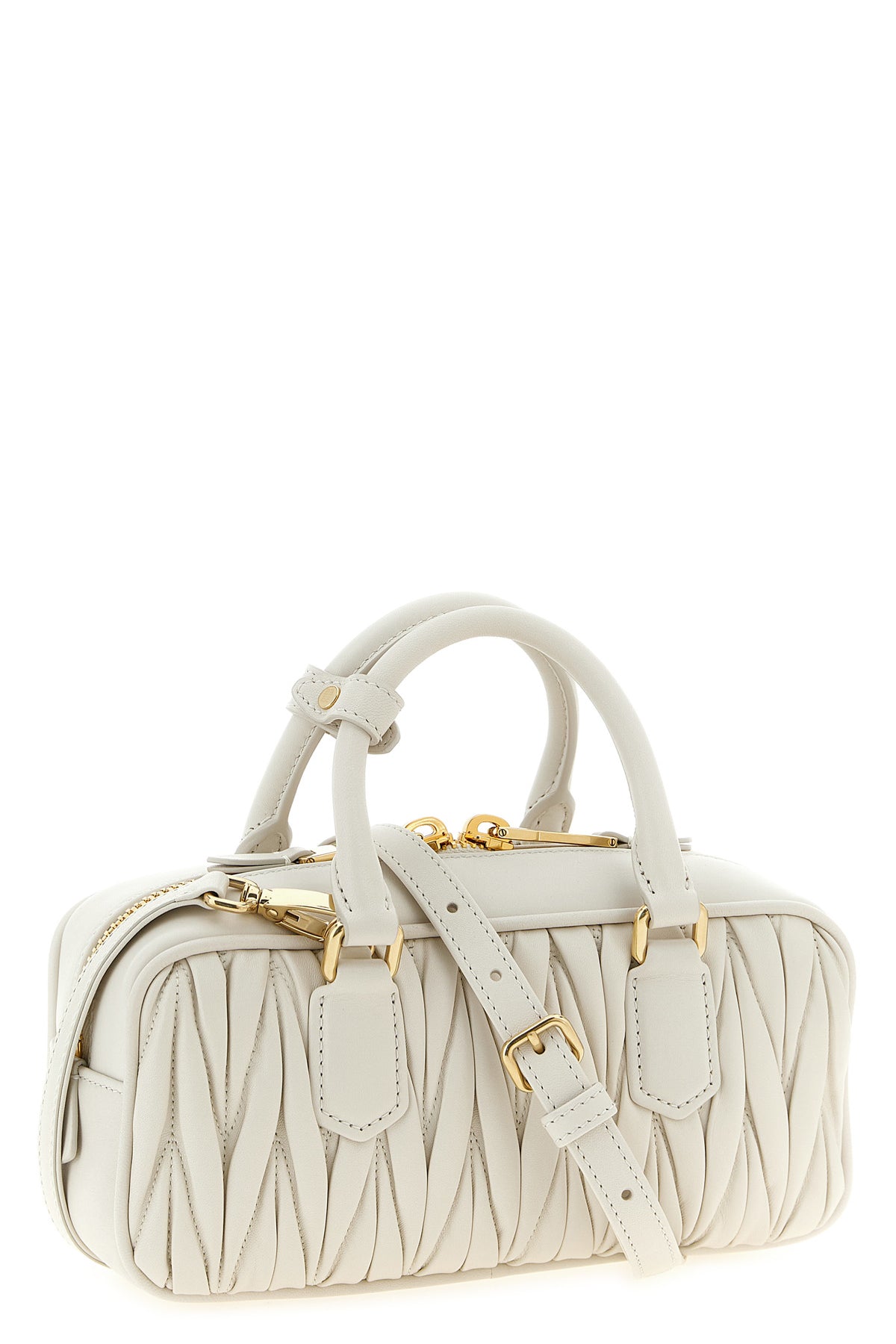 regular arcadie matelassé nappa leather handbag