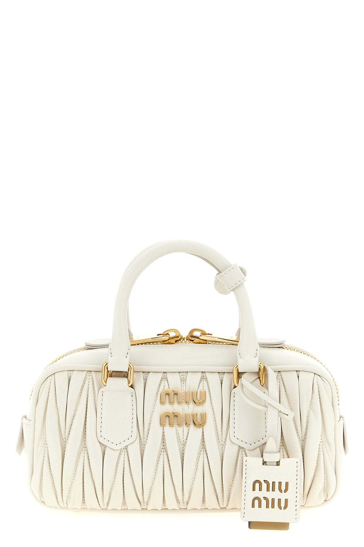 regular arcadie matelassé nappa leather handbag