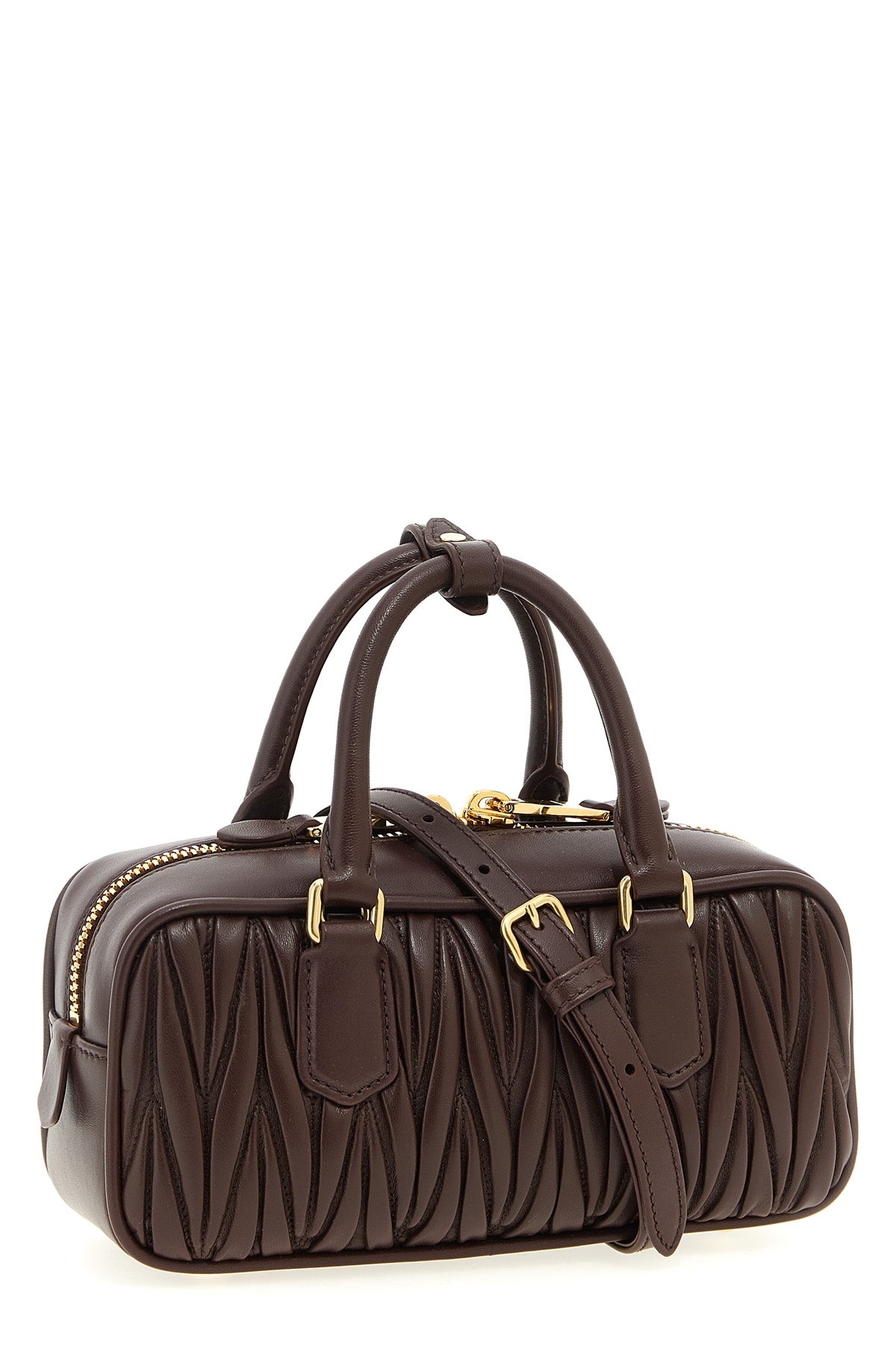 arcadie matelassé nappa leather handbag