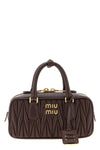 arcadie matelassé nappa leather handbag