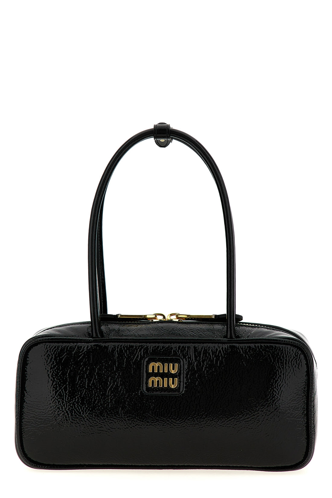 MIU MIU OS top case bag in glossy paint