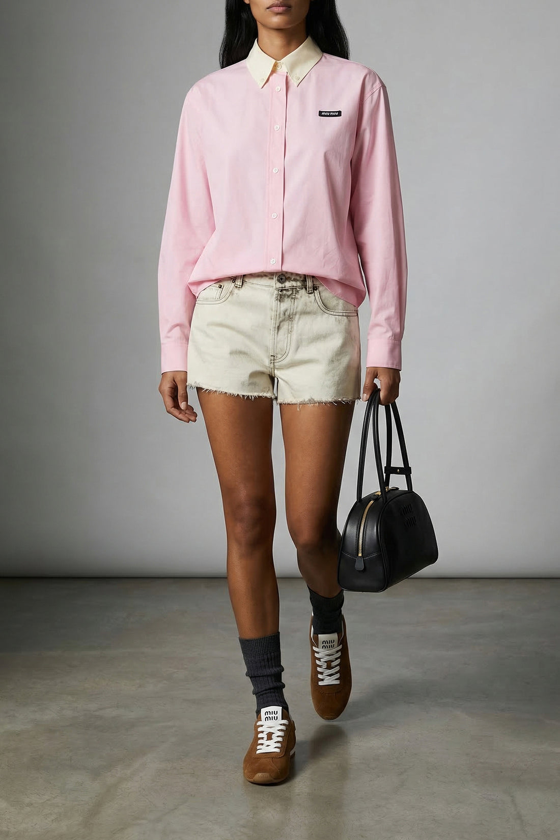 MIU MIU OS classic beau leather shoulder bag