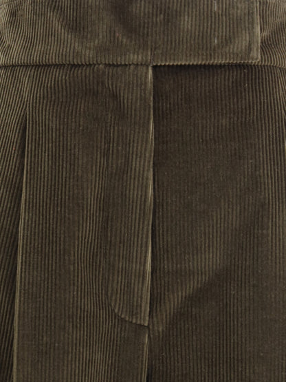 MAX MARA 38 wide-leg velvet pants