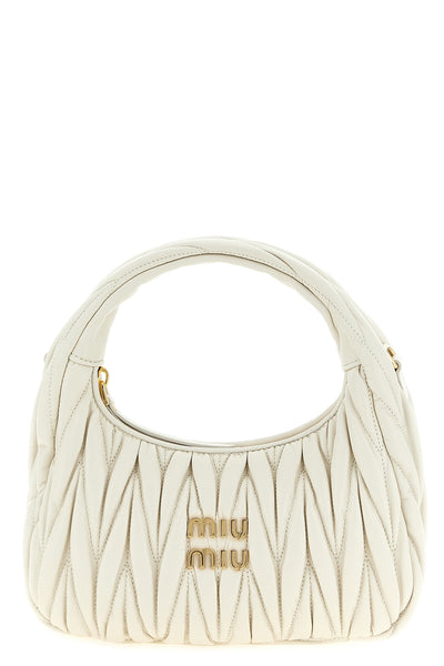 wander matelassé nappa leather handbag