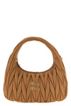 wander matelassé nappa leather handbag