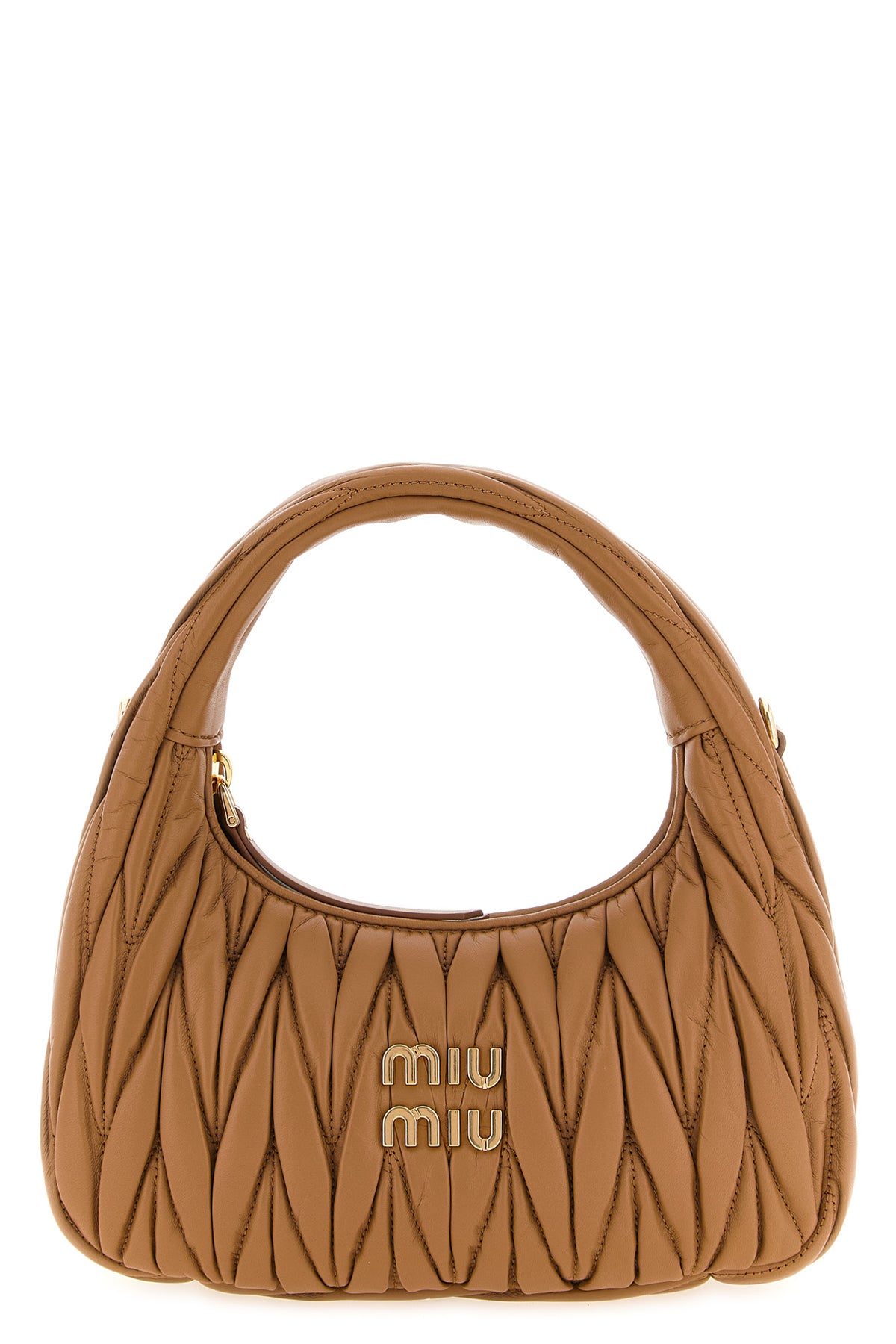 wander matelassé nappa leather handbag
