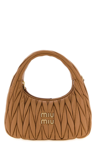 wander matelassé nappa leather handbag