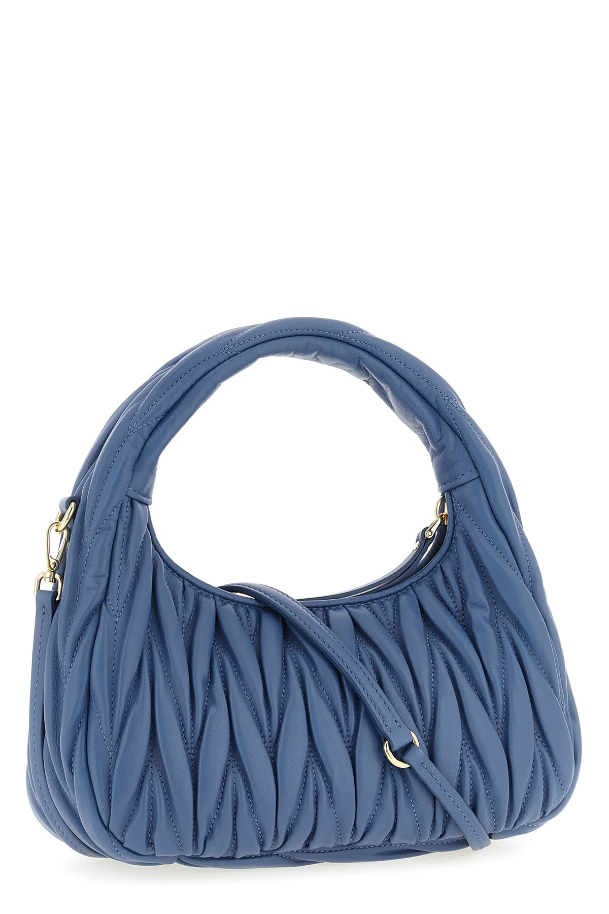 wander matelassé nappa leather handbag