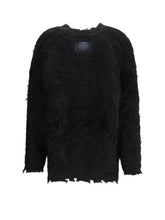 ACNE STUDIOS S-M oversized cardigan in mohair-wool blend