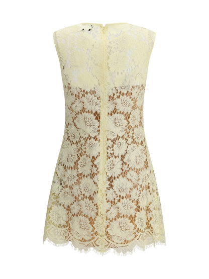 SELF-PORTRAIT 6 fine lace mini dress