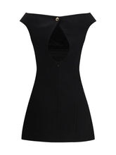 MARINE SERRE 36 wool bouclé sleeveless mini dress