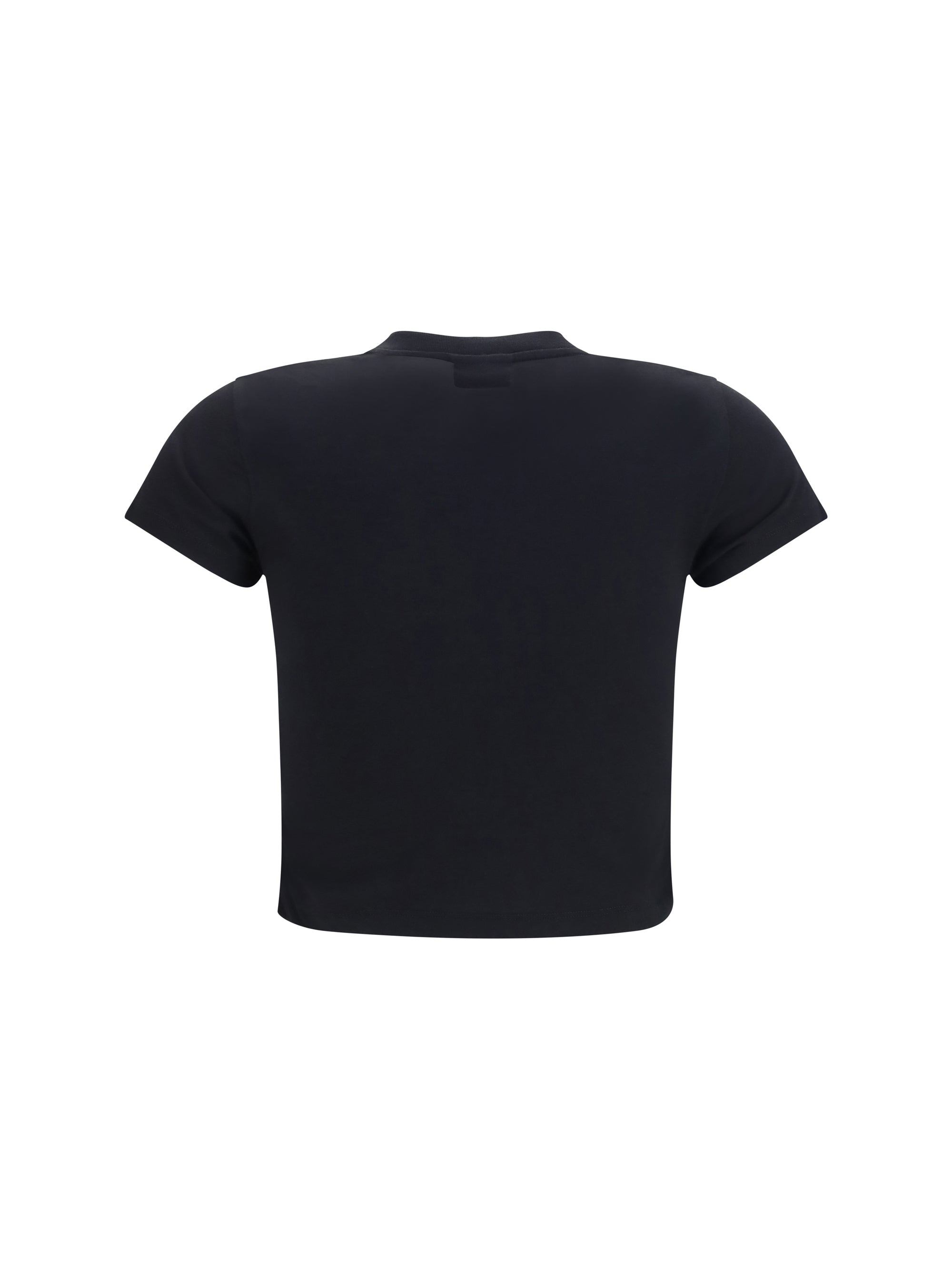 cotton jersey t-shirt with devoré detail