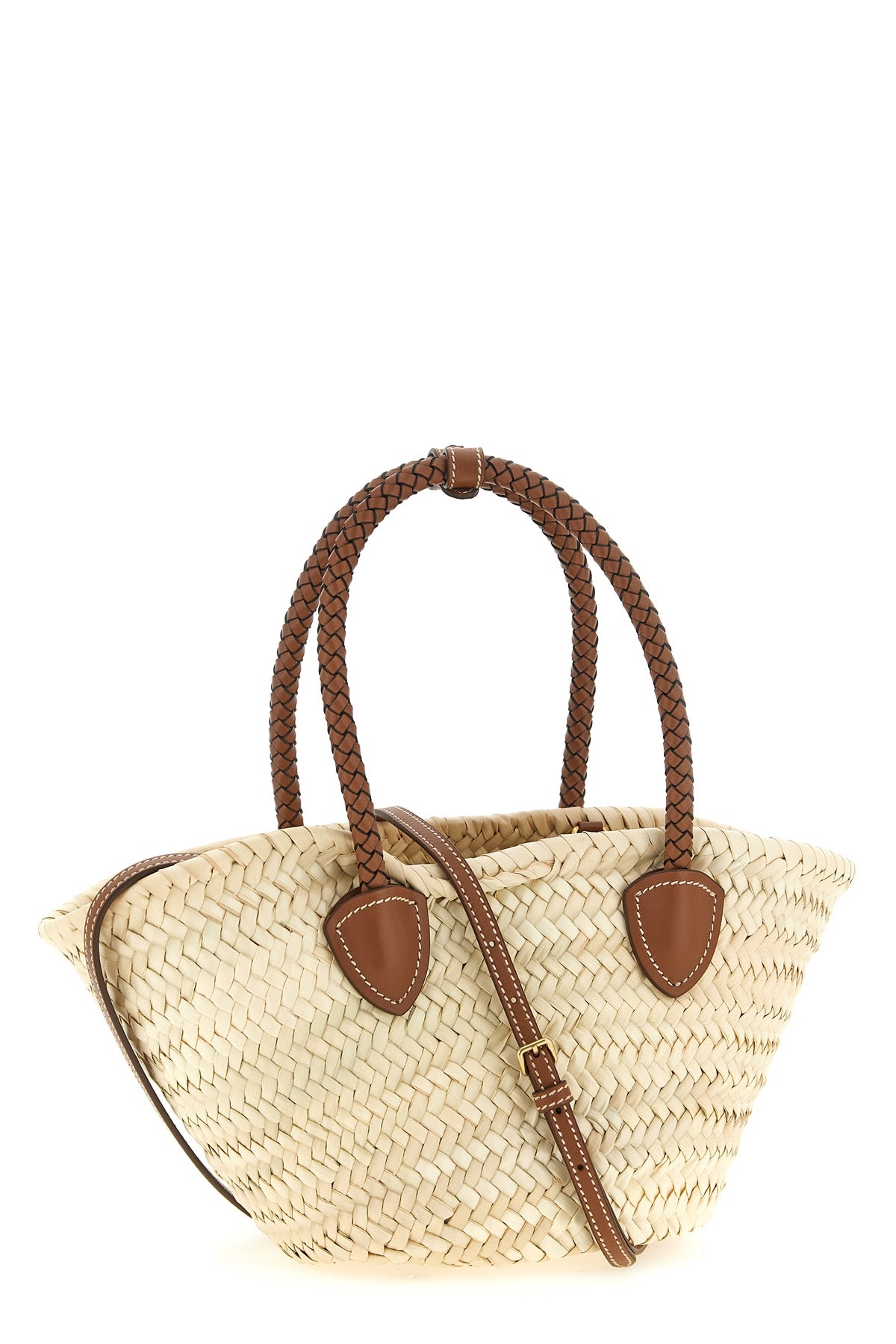 small woven palmitum shopping bag