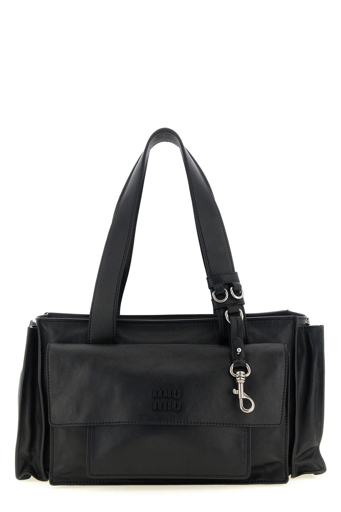 MIU MIU OS antiqued nappa leather shopping