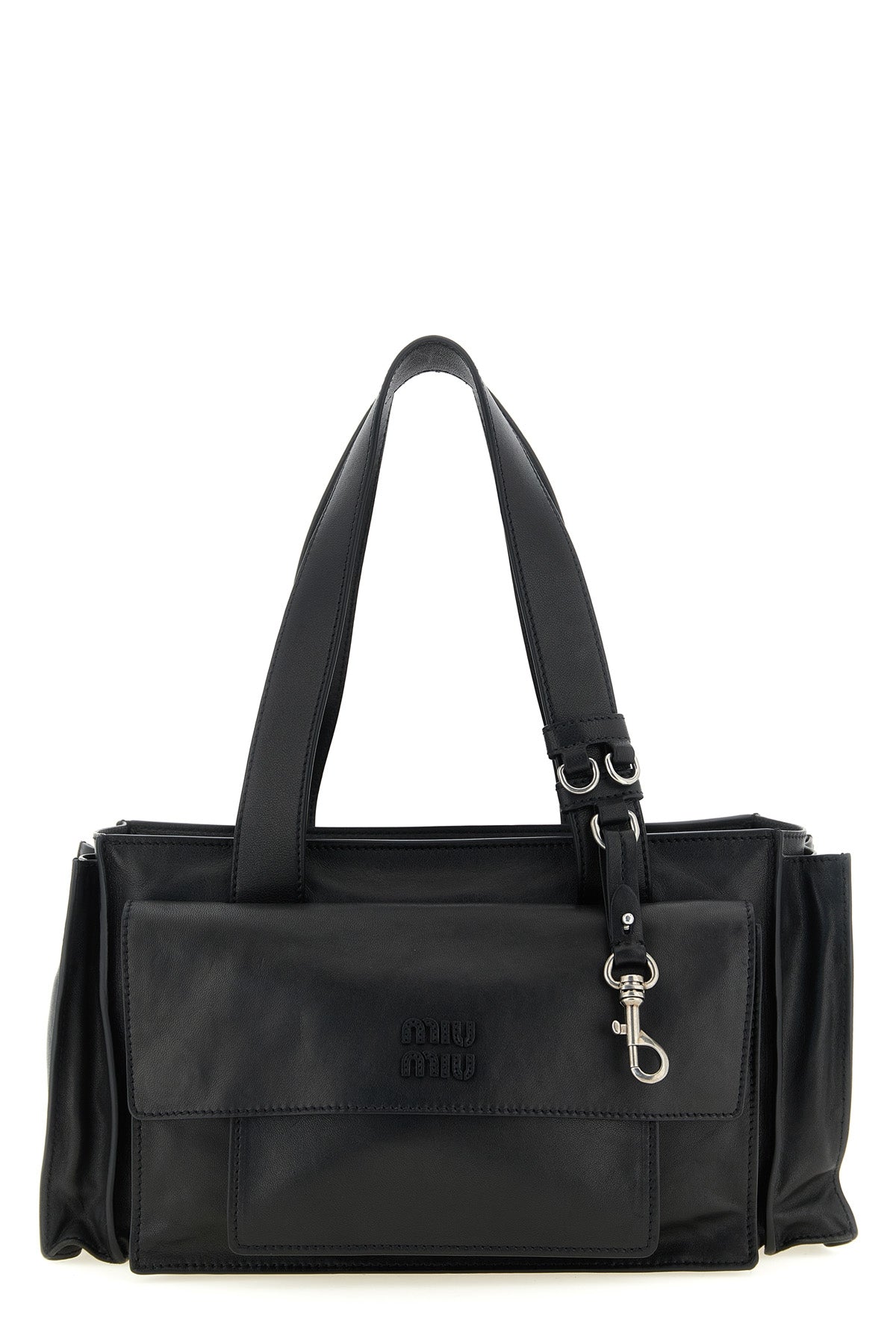 antiqued nappa leather shopping