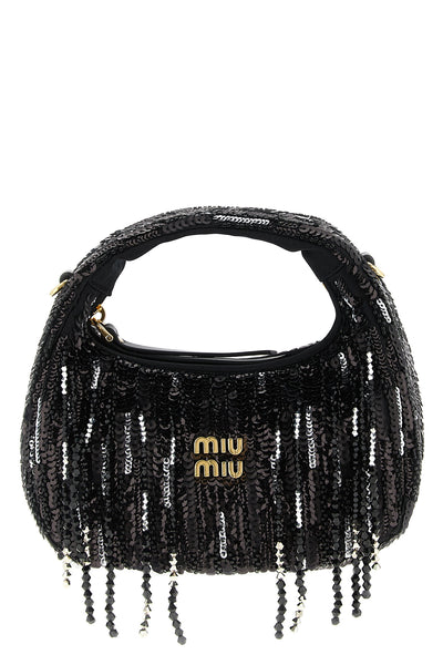 mini wander satin handbag