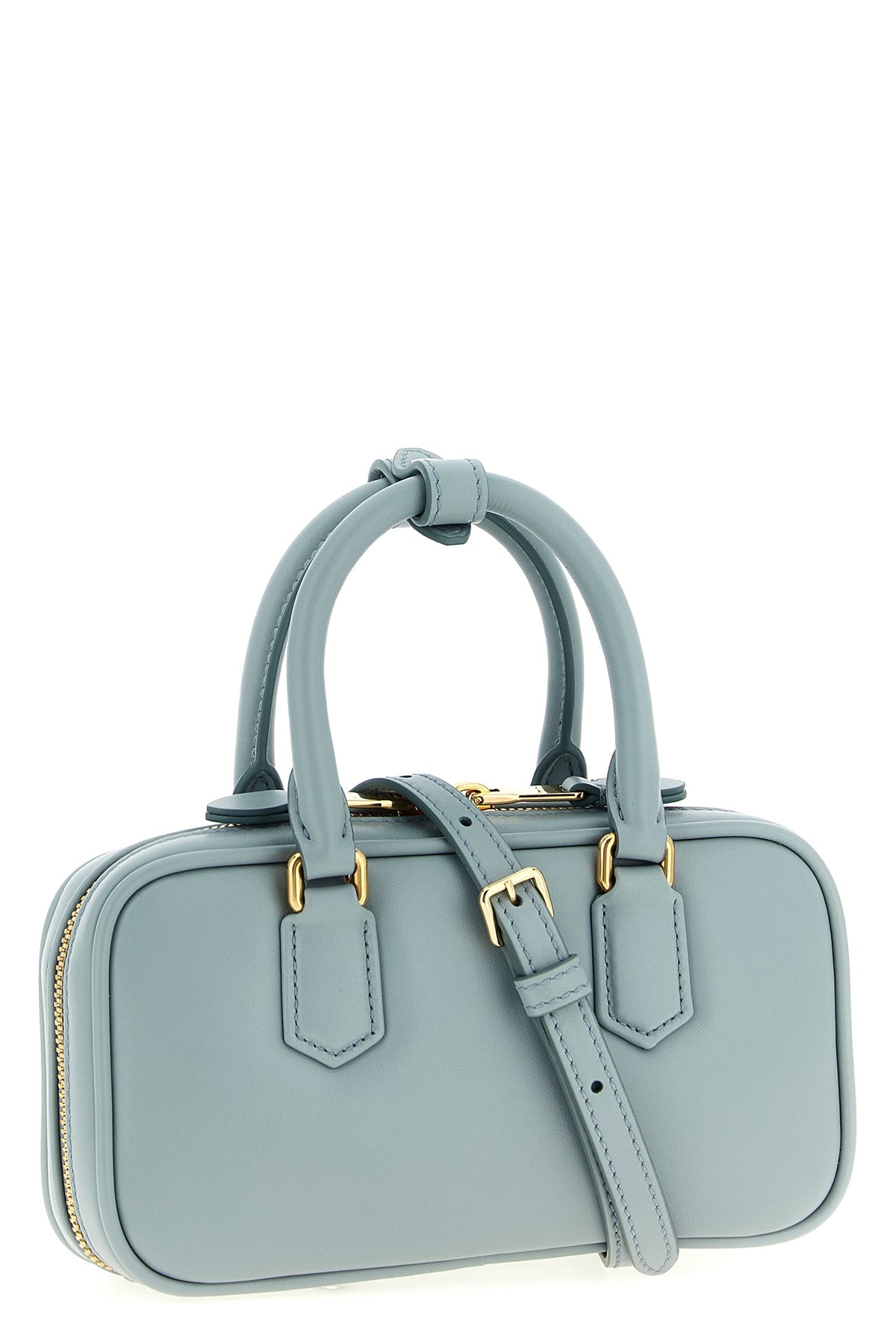 arcadie mini handbag in slightly padded nappa leather