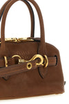 the miu miu aventure mini handbag in oak nappa leather embodies a structured a