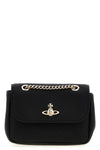 small purse chain shoulder bag in saffiano leather