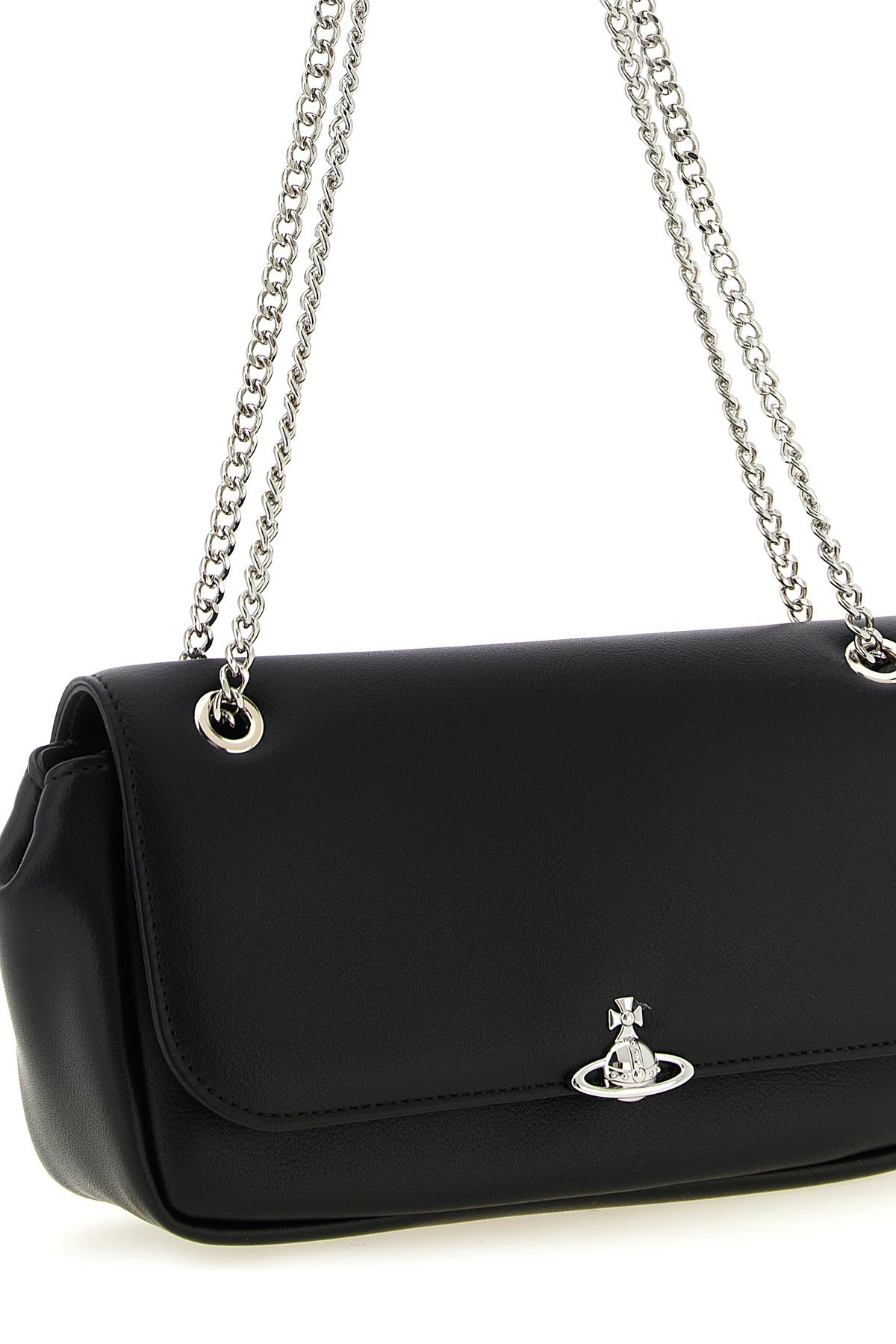 the vivienne westwood chain crossbody purse shoulder bag is distinguished by a