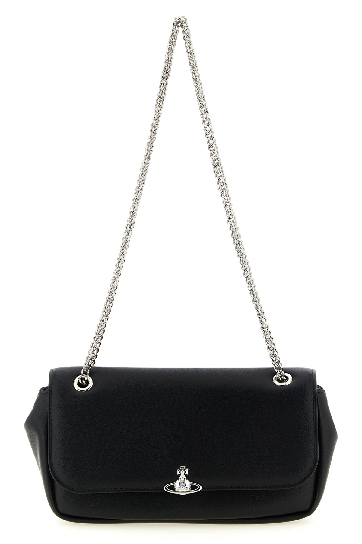 the vivienne westwood chain crossbody purse shoulder bag is distinguished by a