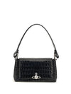 hazel medium croc-effect shoulder bag