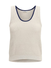 BRUNELLO CUCINELLI S cotton mesh knit top