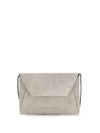 bc duo suede clutch bag
