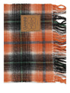 checked wool scarf