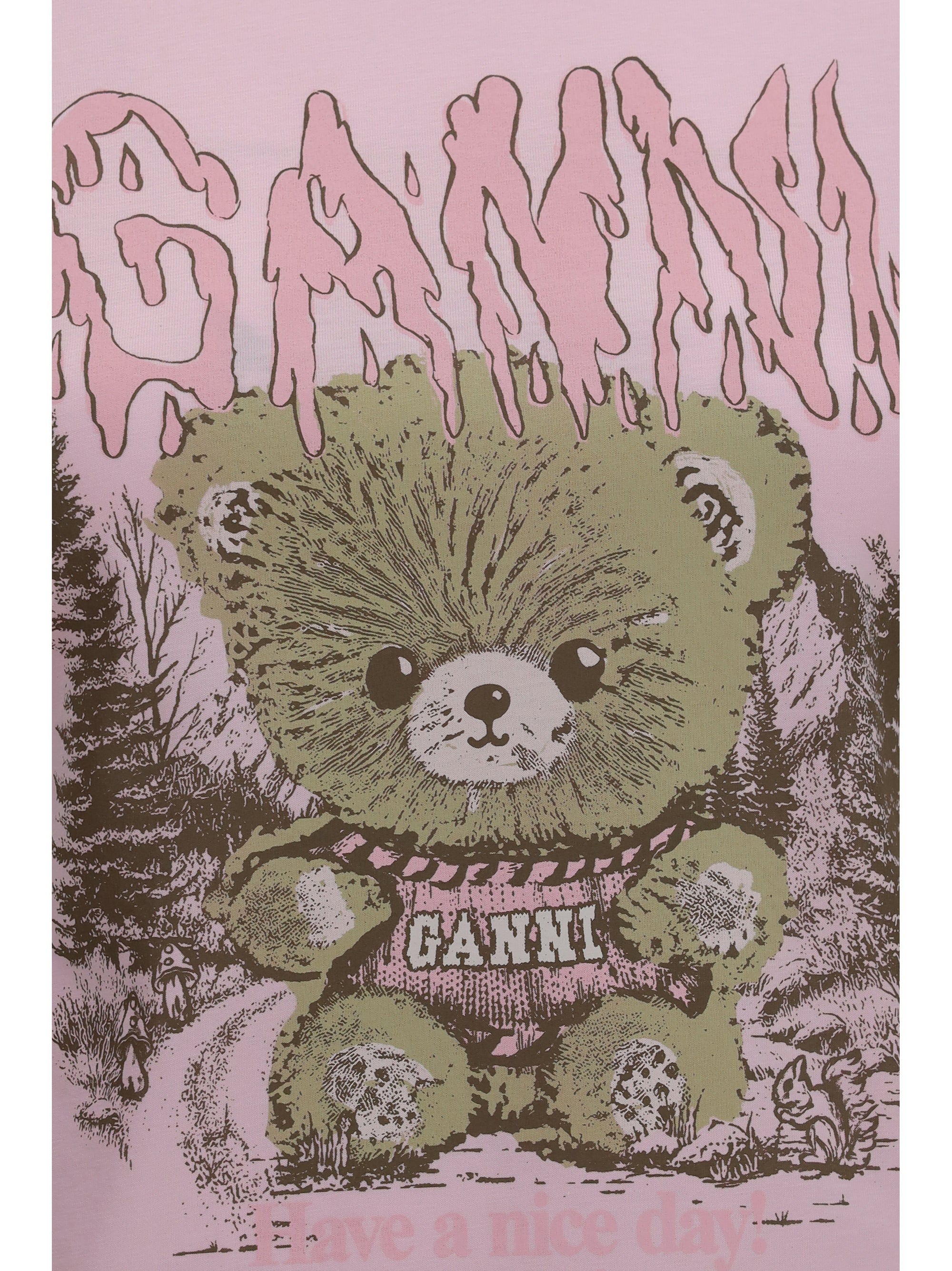 teddy forest baby fit cotton t-shirt