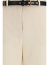 elegant pants with belt