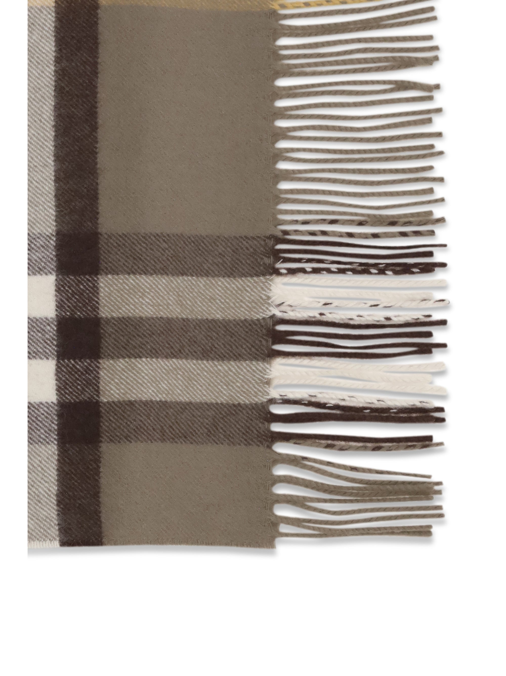 BURBERRY OS embroidered cashmere scarf 