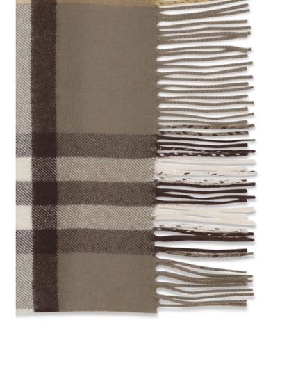BURBERRY OS embroidered cashmere scarf 