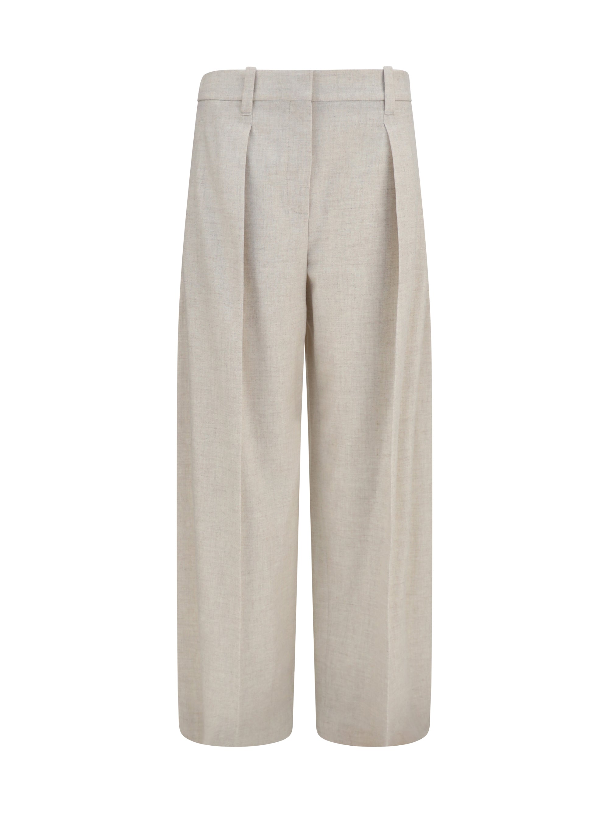wool and cashmere tailored pants